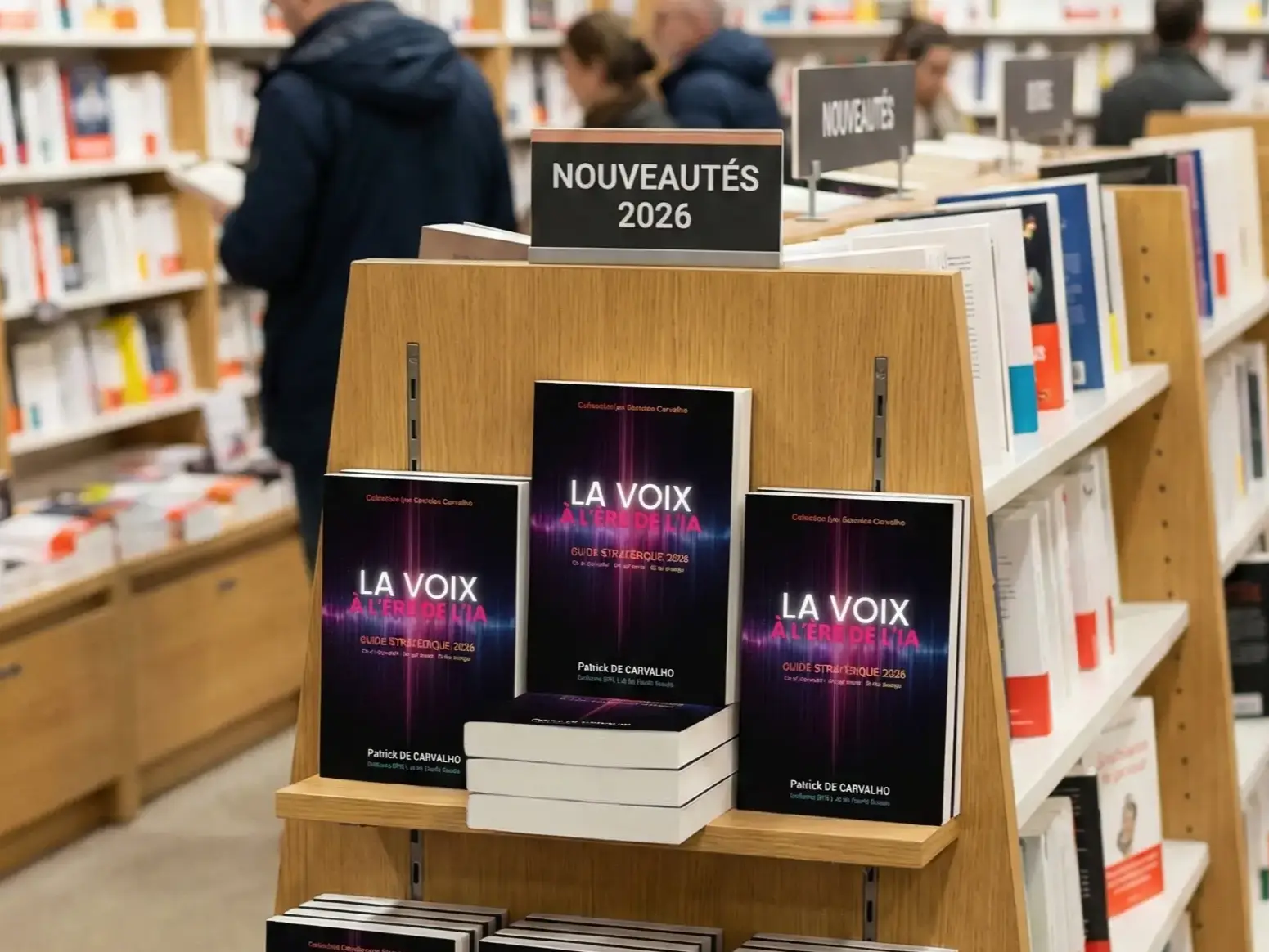 Le livre "La voix à l'ère de l'IA" est disponible directement sur amazon
